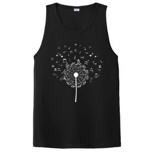 Music Notes  Flower PosiCharge Competitor Tank