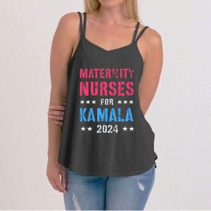 Maternity Nurses For Kamala 2024 Election Joyful Warrior Women's Strappy Tank