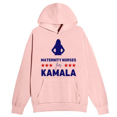 Maternity Nurses For Kamala Harris Walz 2024 Unity Equality Urban Pullover Hoodie