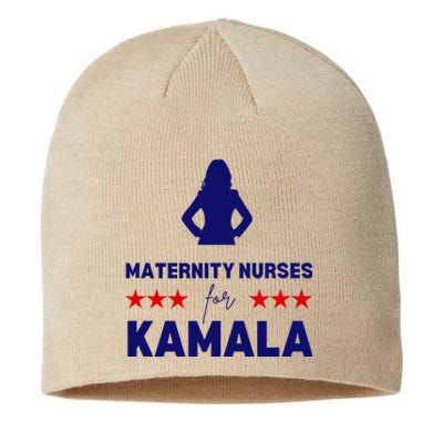 Maternity Nurses For Kamala Harris Walz 2024 Unity Equality Sustainable Beanie