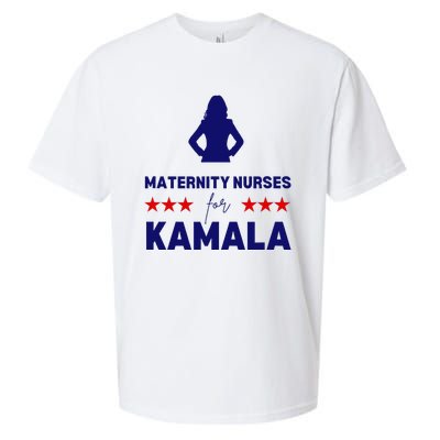 Maternity Nurses For Kamala Harris Walz 2024 Unity Equality Sueded Cloud Jersey T-Shirt