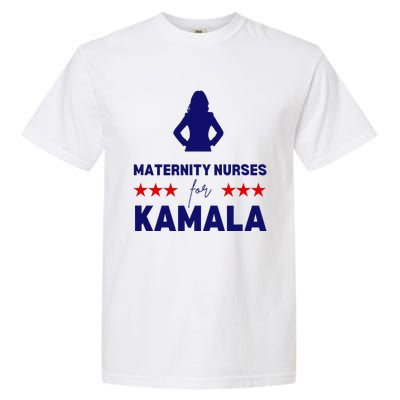 Maternity Nurses For Kamala Harris Walz 2024 Unity Equality Garment-Dyed Heavyweight T-Shirt