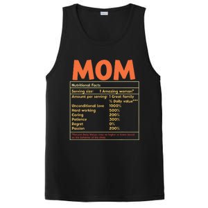 Mom Nutritional Facts Funny Mother Day PosiCharge Competitor Tank