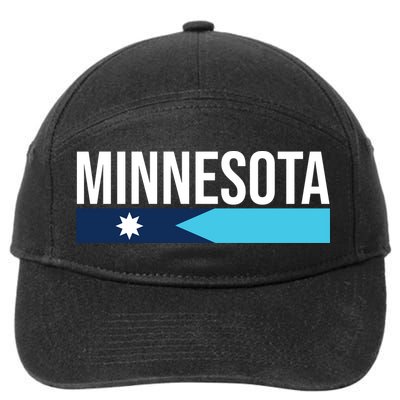 Minnesota New Flag 7-Panel Snapback Hat
