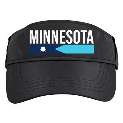 Minnesota New Flag Adult Drive Performance Visor