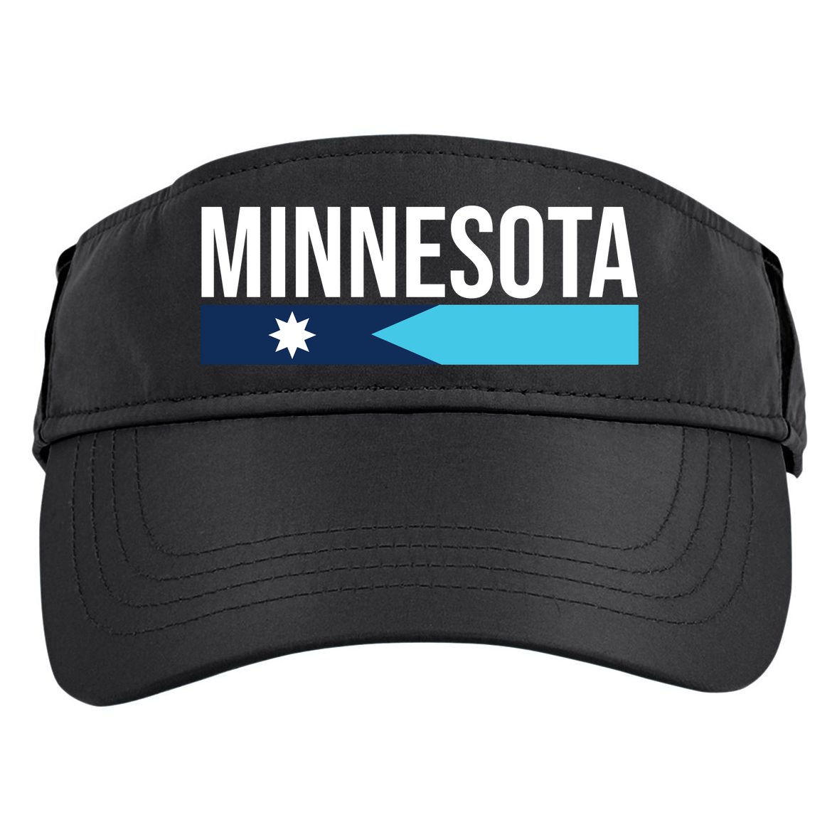 Minnesota New Flag Adult Drive Performance Visor