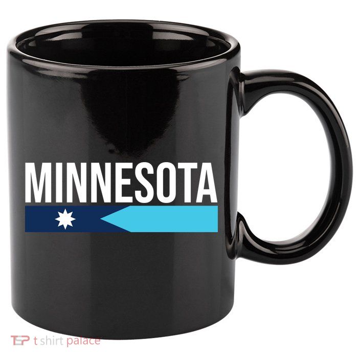 Minnesota New Flag 11oz C Handle Ceramic Mug