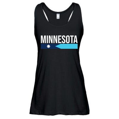 Minnesota New Flag Ladies Essential Flowy Tank