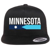 Minnesota New Flag Flat Bill Trucker Hat