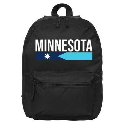 Minnesota New Flag 16 in Basic Backpack