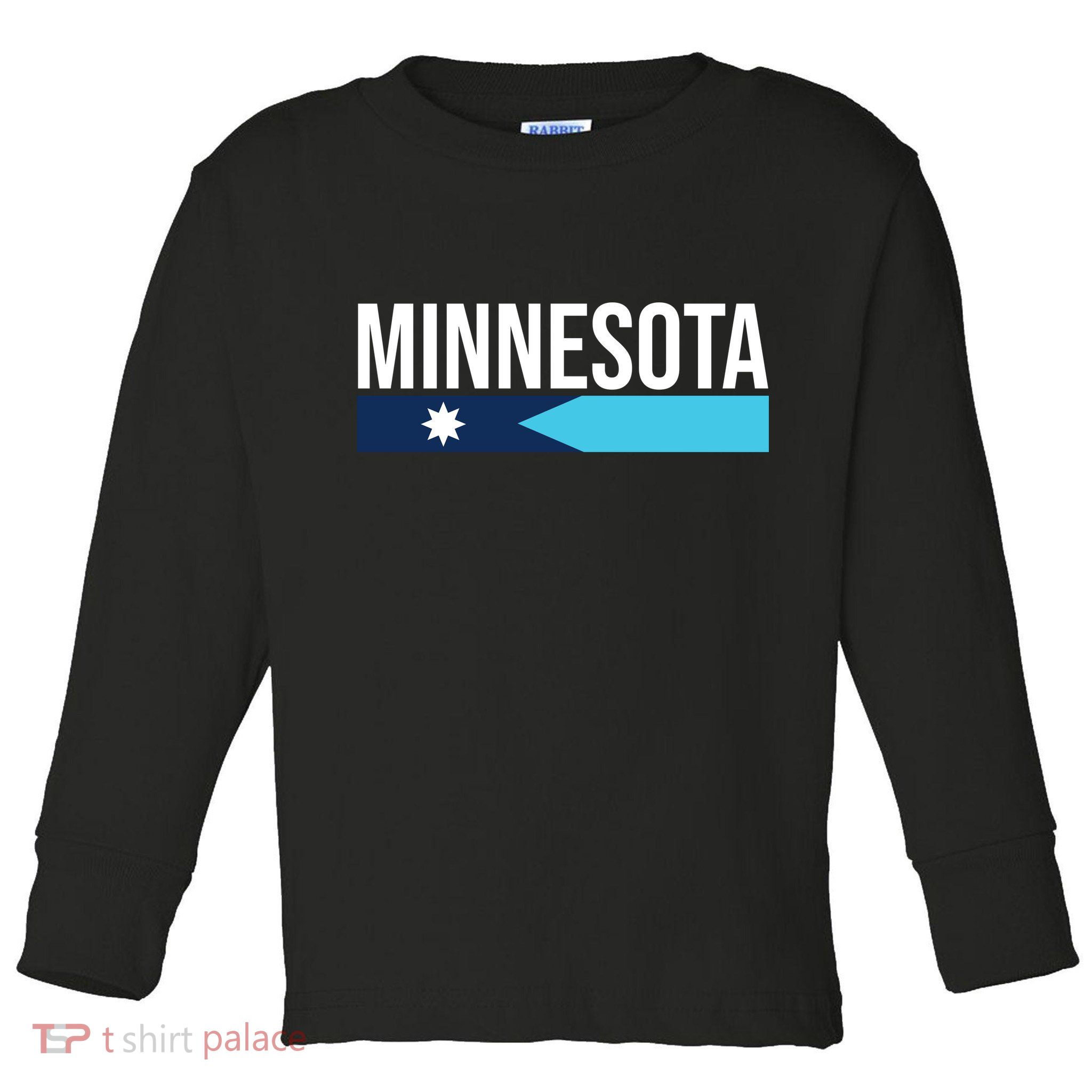 Minnesota New Flag Toddler Long Sleeve Shirt
