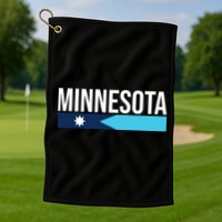 Minnesota New Flag Golf Towel