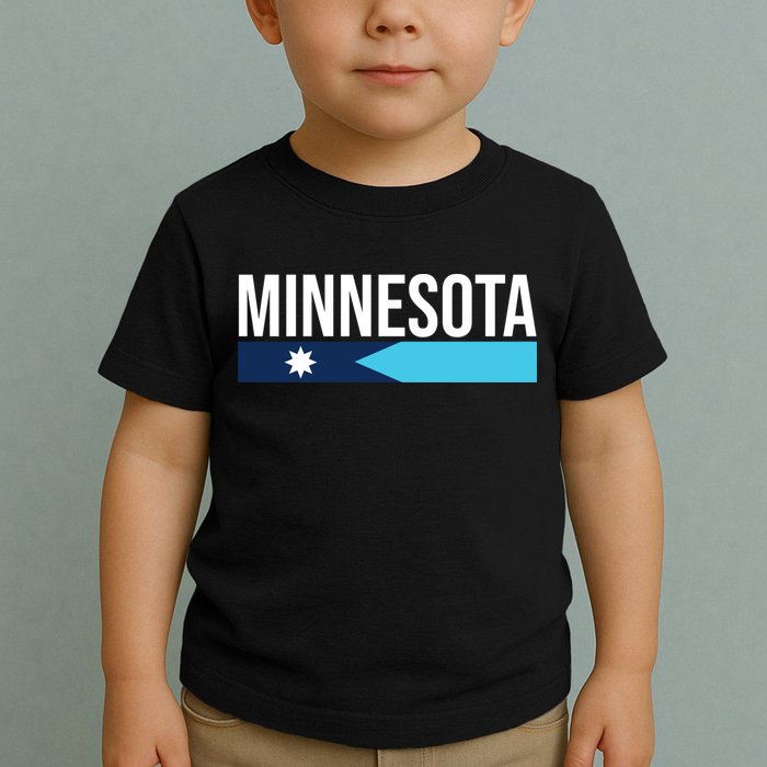 Minnesota New Flag Toddler T-Shirt