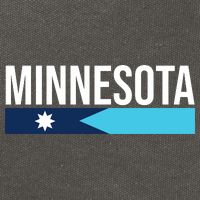 Minnesota New Flag Cotton Canvas Backpack