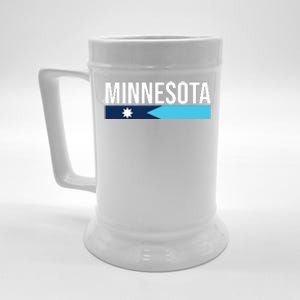 Minnesota New Flag Beer Stein