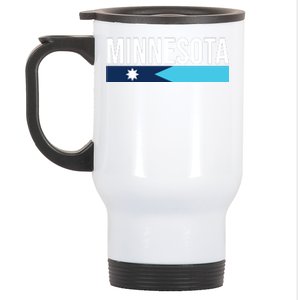 Minnesota New Flag Stainless Steel Travel Mug