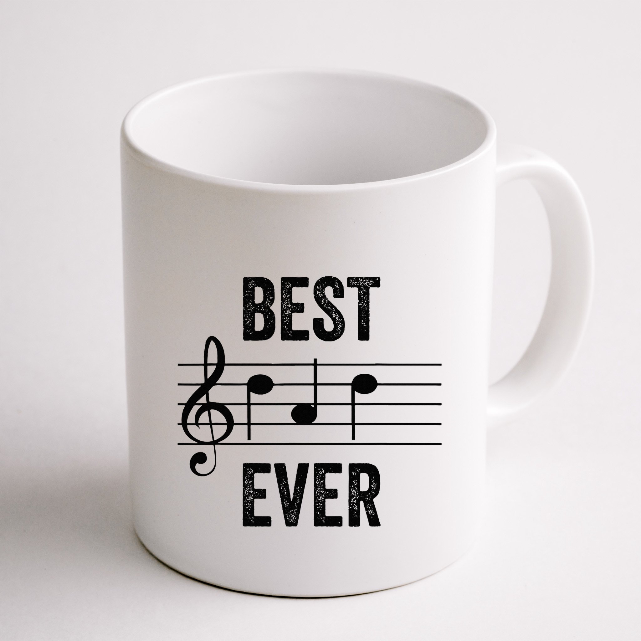 Music Notes Funny Fathers Day Present Best Dad Ever Mug