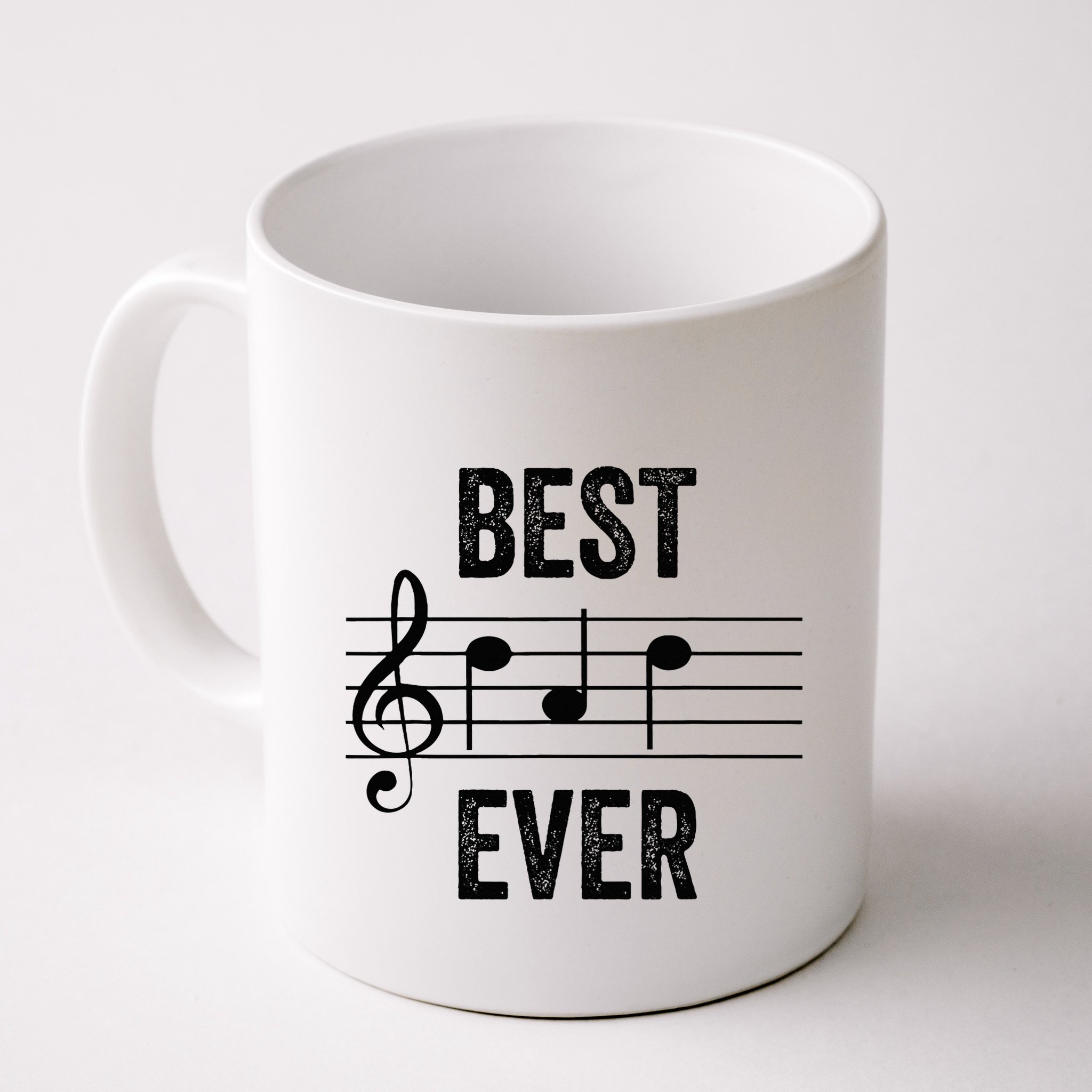 Music Notes Funny Fathers Day Present Best Dad Ever Mug