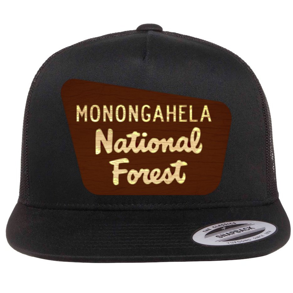 Monongahela National Forest West Virginia Wv Souvenir Gift Flat Bill Trucker Hat