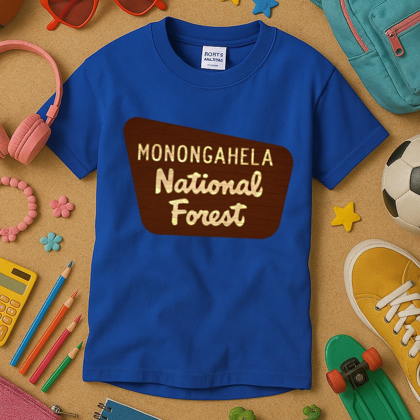 Monongahela National Forest West Virginia Wv Souvenir Gift Kids T-Shirt
