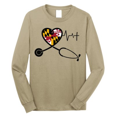 Maryland Nurse For International Nurses Day Long Sleeve Shirt