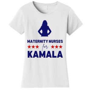 Maternity Nurses For Kamala Harris Walz 2024 Women's T-Shirt