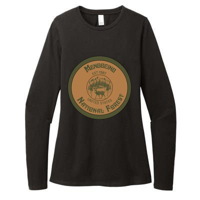 Mendocino National Forest Womens CVC Long Sleeve Shirt