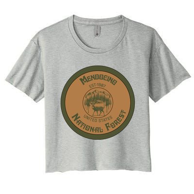 Mendocino National Forest Women's Crop Top Tee