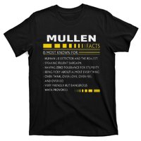 Mullen Name Gift Mullen Facts Graphic T-Shirt