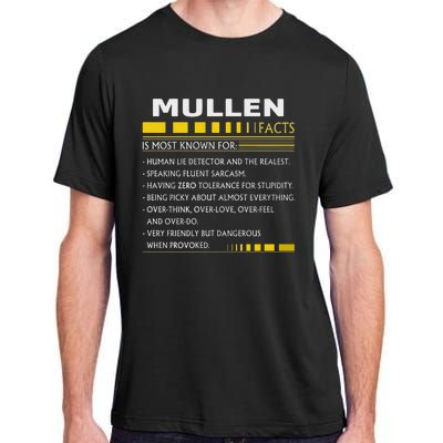 Mullen Name Gift Mullen Facts Graphic Adult ChromaSoft Performance T-Shirt