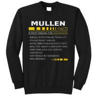 Mullen Name Gift Mullen Facts Graphic Tall Sweatshirt