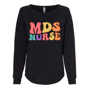 Mds Nurse Groovy Mds Nursing Mds Nurses Funny Gift Womens California Wash Sweatshirt