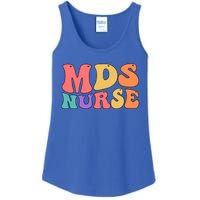 Mds Nurse Groovy Mds Nursing Mds Nurses Funny Gift Ladies Essential Tank