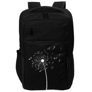 Music Notes Gift For Women Cool Dandelion Flower Impact Tech Backpack