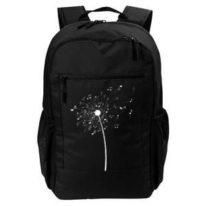 Music Notes Gift For Women Cool Dandelion Flower Daily Commute Backpack