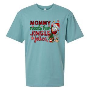 Mommy Needs Her Jingle Juice Red Wine Christmas Ing Meaningful Gift Sueded Cloud Jersey T-Shirt