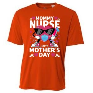 Mommy Nurse Happy Mother’s Day Nurse Cute Gift Cooling Performance Crew T-Shirt