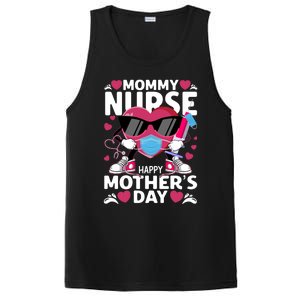 Mommy Nurse Happy Mother’s Day Nurse Cute Gift PosiCharge Competitor Tank