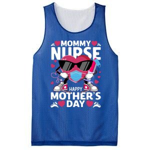 Mommy Nurse Happy Mother’s Day Nurse Cute Gift Mesh Reversible Basketball Jersey Tank