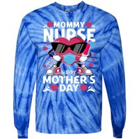 Mommy Nurse Happy Mother’s Day Nurse Cute Gift Tie-Dye Long Sleeve Shirt