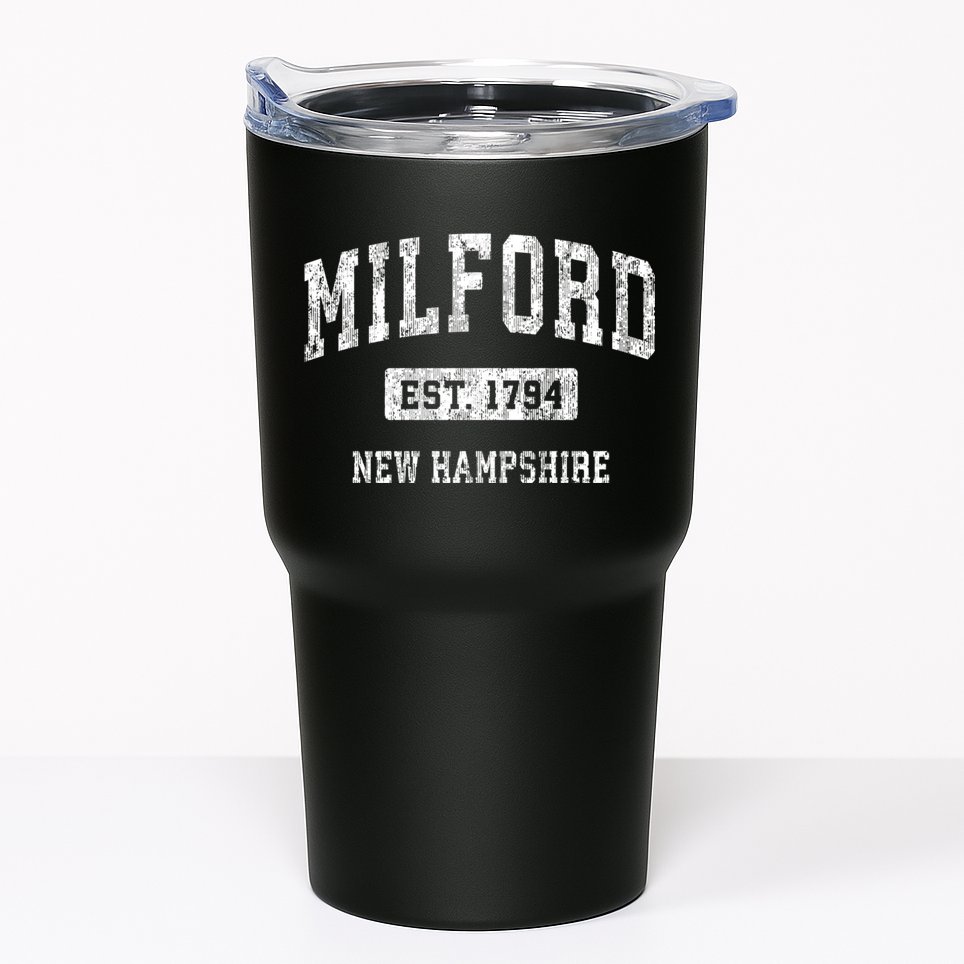 Milford New Hampshire Nh Vintage Sports Tumbler