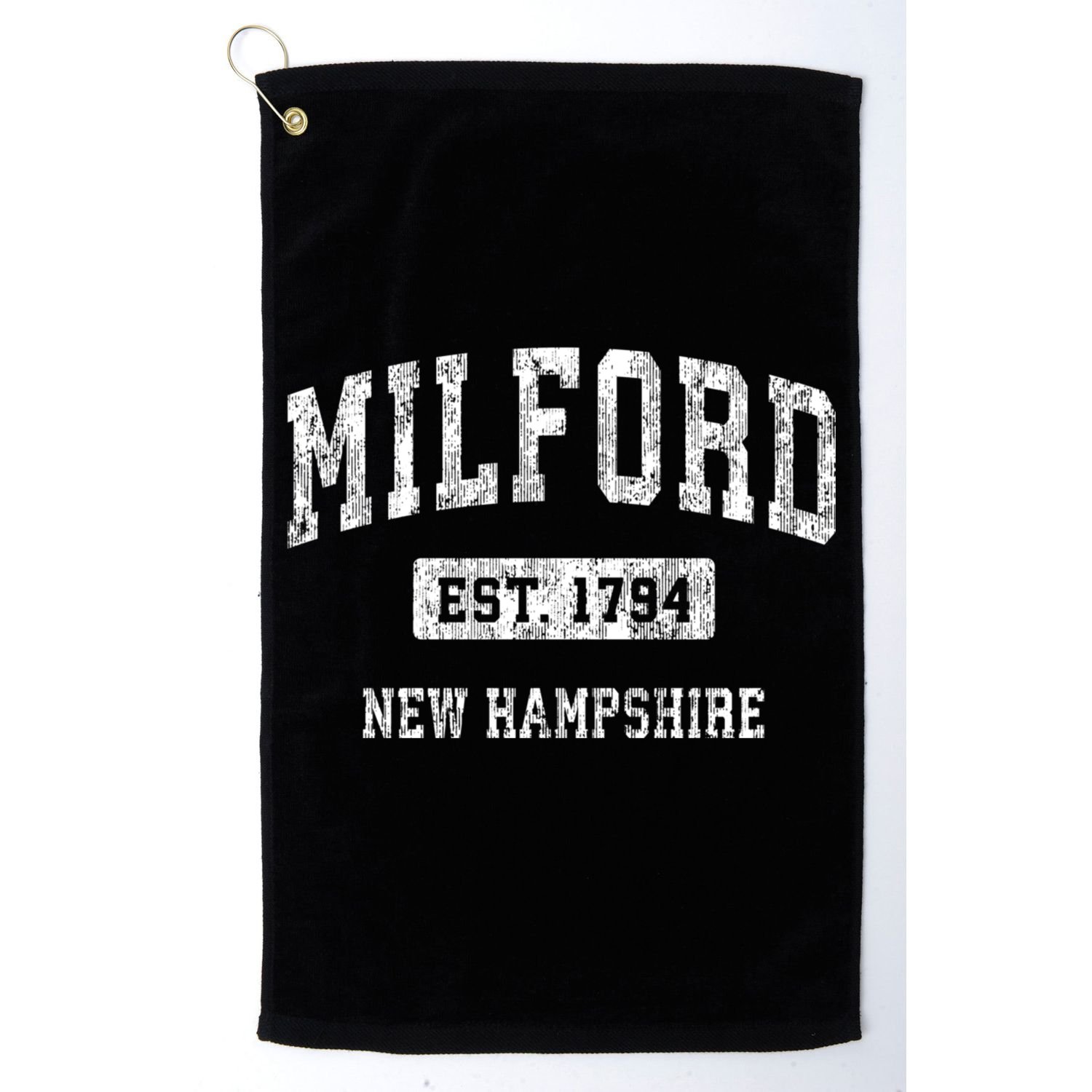Milford New Hampshire Nh Vintage Sports Golf Towel