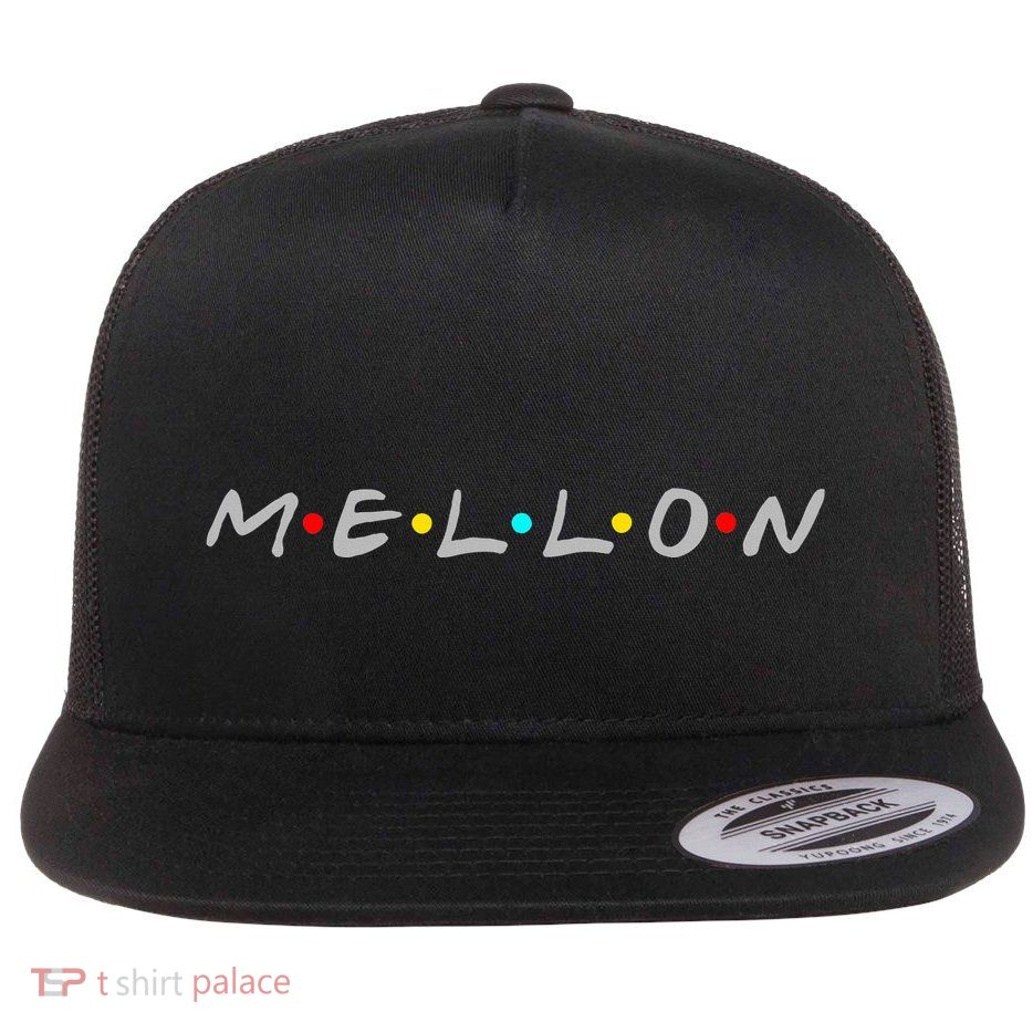 Mellon Nerdy High Fantasy Friends Flat Bill Trucker Hat