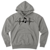 Music Note Heartbeat Pulse Hoodie