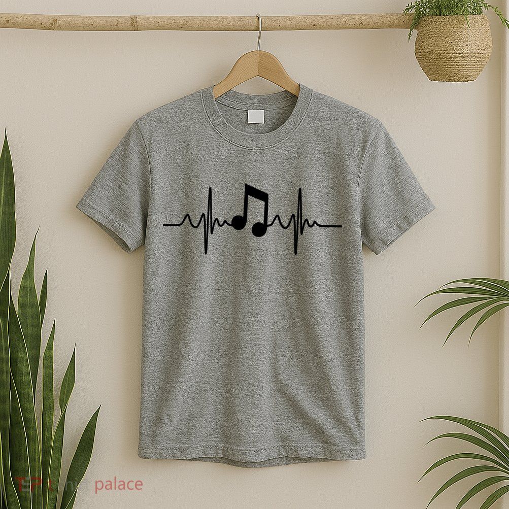 Music Note Heartbeat Pulse T-Shirt
