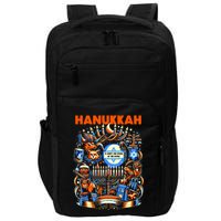 My New Hanukkah Ugly Sweater Design Impact Tech Backpack