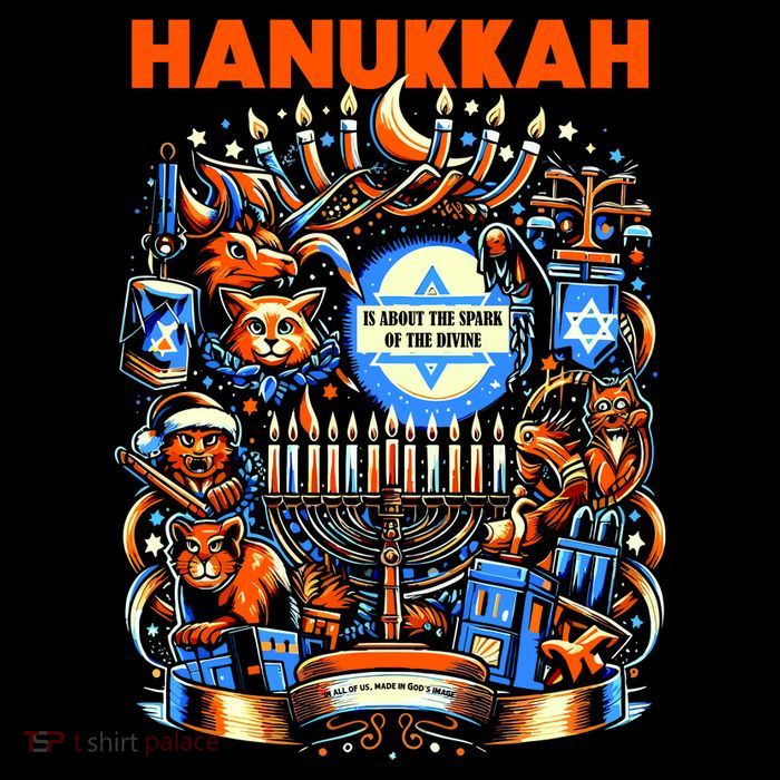 My New Hanukkah Ugly Sweater Design Impact Tech Backpack