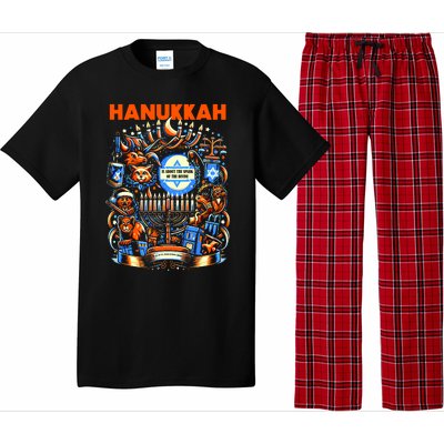 My New Hanukkah Ugly Sweater Design Pajama Set