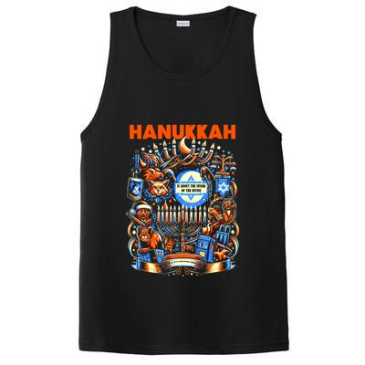 My New Hanukkah Ugly Sweater Design PosiCharge Competitor Tank