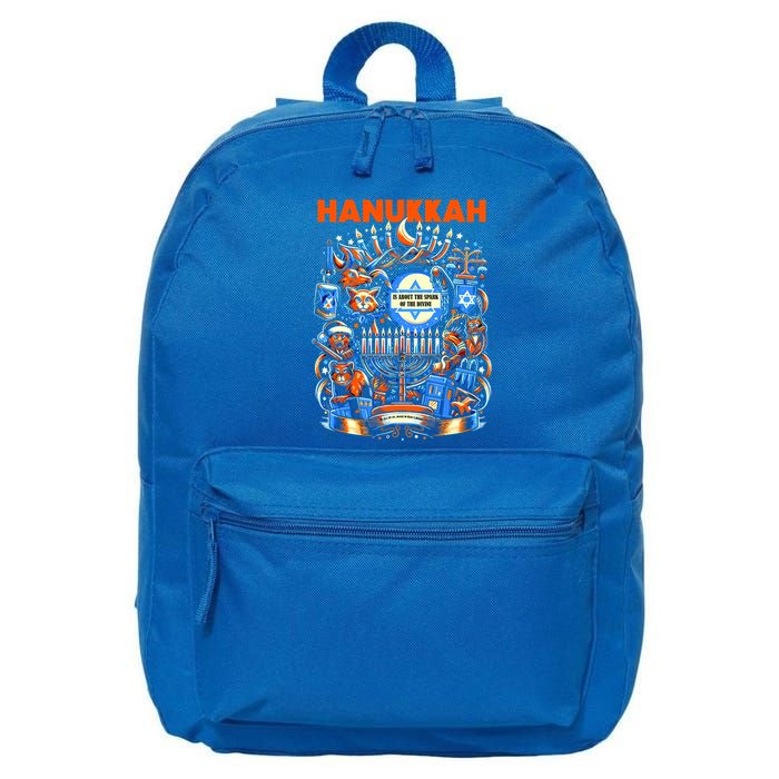 My New Hanukkah Ugly Sweater Design 16 in Basic Backpack